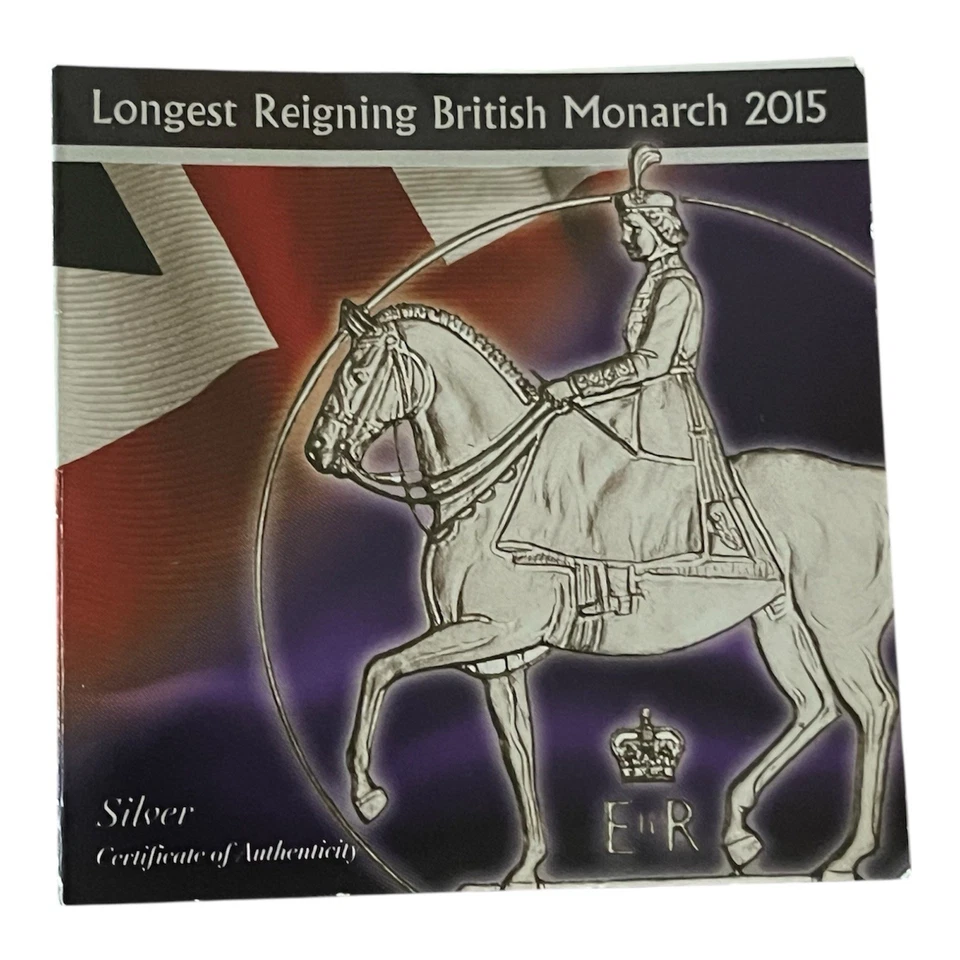 2015 Isle of Man Longest Reigning Monarch Silver 1 Crown NGC PF70 UC w/ COA - Image 3 of 4