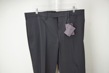 Prada Dark Blue Poly Blend Casual Dress Pants Sz 56 NEW