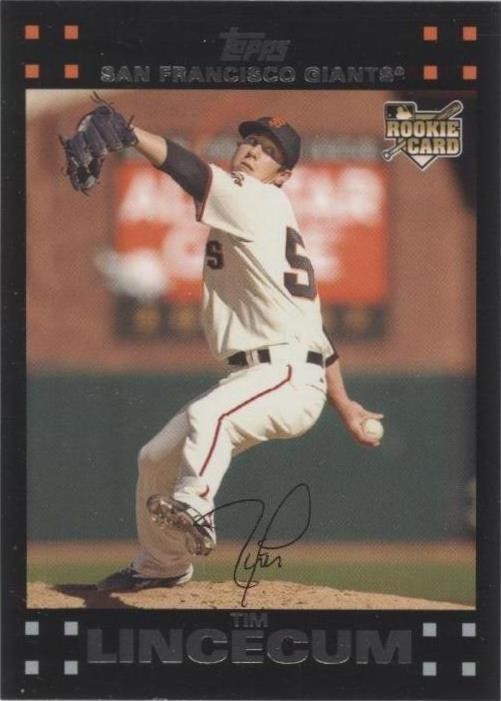 Tim Lincecum 2007 Season Baseball Sports Trading Cards