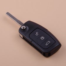 Carcasa de llave remota plegable abatible de 3 botones apta para Ford Focus Fiesta C-Max Galaxy