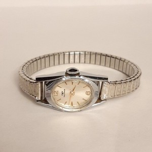 Vintage Technos Wrist Watch Swiss Made 10K GF with Expandable Band 15 Jewels