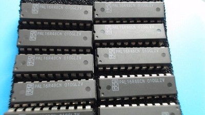 Lot of 10x CMD PAL16R4BCN Programmable Logic ICs DIP-20 NOS
