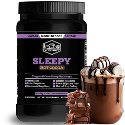 Black Forest Sleepy Hot Cocoa - Magnesium Sleep Drink Powder