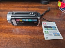 JVC GZ-E200BU Black Full HD Everio Video Camera and Battery NO CHARGER