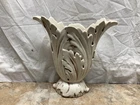Vintage Red Wing Art Pottery #1096 Acanthus (Oak Leaf) Ceramic Vase White