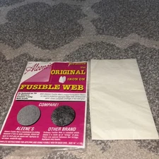 Aleene's Hot Stitch Fusible Web Paper Backed Adhesive Iron On 16" x 20" Piece