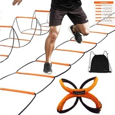 Agility Ladder, Agility Training Equipment, Soccer Speed Ladder, Football Foo...