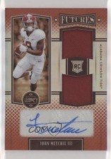 2022 Panini Legacy Futures Ruby /100 John Metchie III #FD-JM Dual Patch Auto qf8