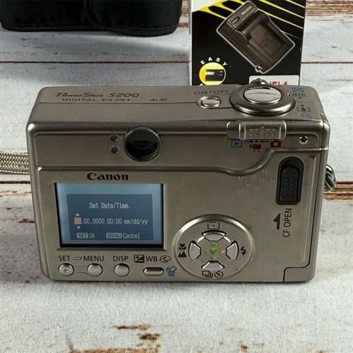 Canon PowerShot S200 Digital ELPH Camera 2MP 2x Zoom Silver Compact - Picture 5 of 5