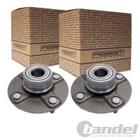 2X Febest Radnabe Links+Rechts Hinten Passend FüR Nissan Almera