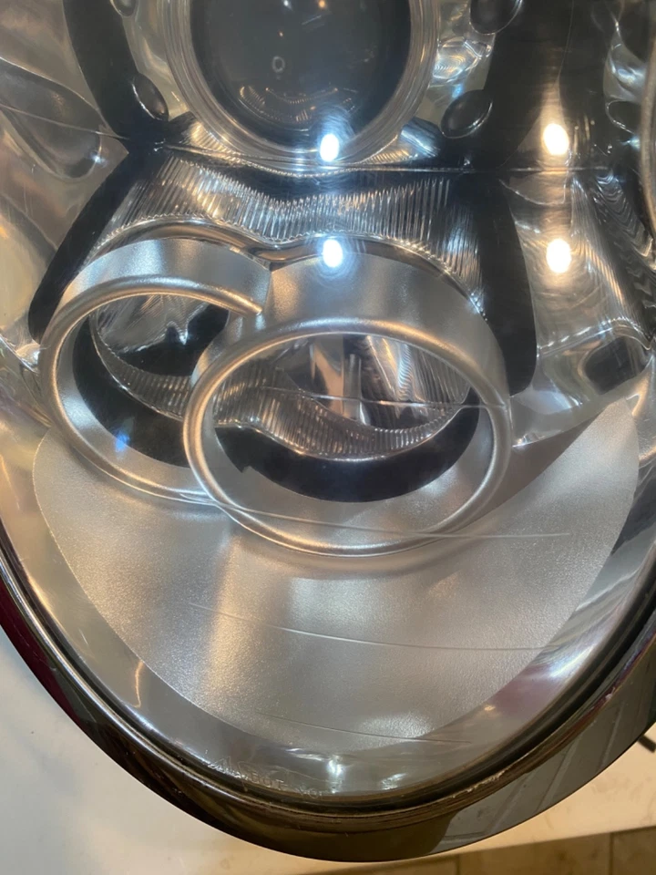 2005 2006 2007 2008 MINI COOPER S PASSENGER RIGHT HID XENON HEADLIGHT ASSEMBLY - Image 3 of 4