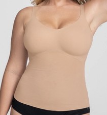 HONEYLOVE LiftWear NUDE Mesh Front Camisole Cami Size SMALL Quick Shipping