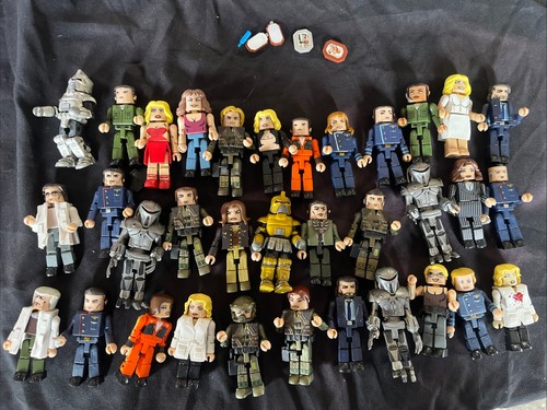 Battlestar Galactica Mini Mates Lot Of 30+ Loose With Accessories