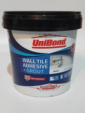 UniBond Wall Tile Adhesive & Grout White Anti Mould Ultra Force 1.38kg
