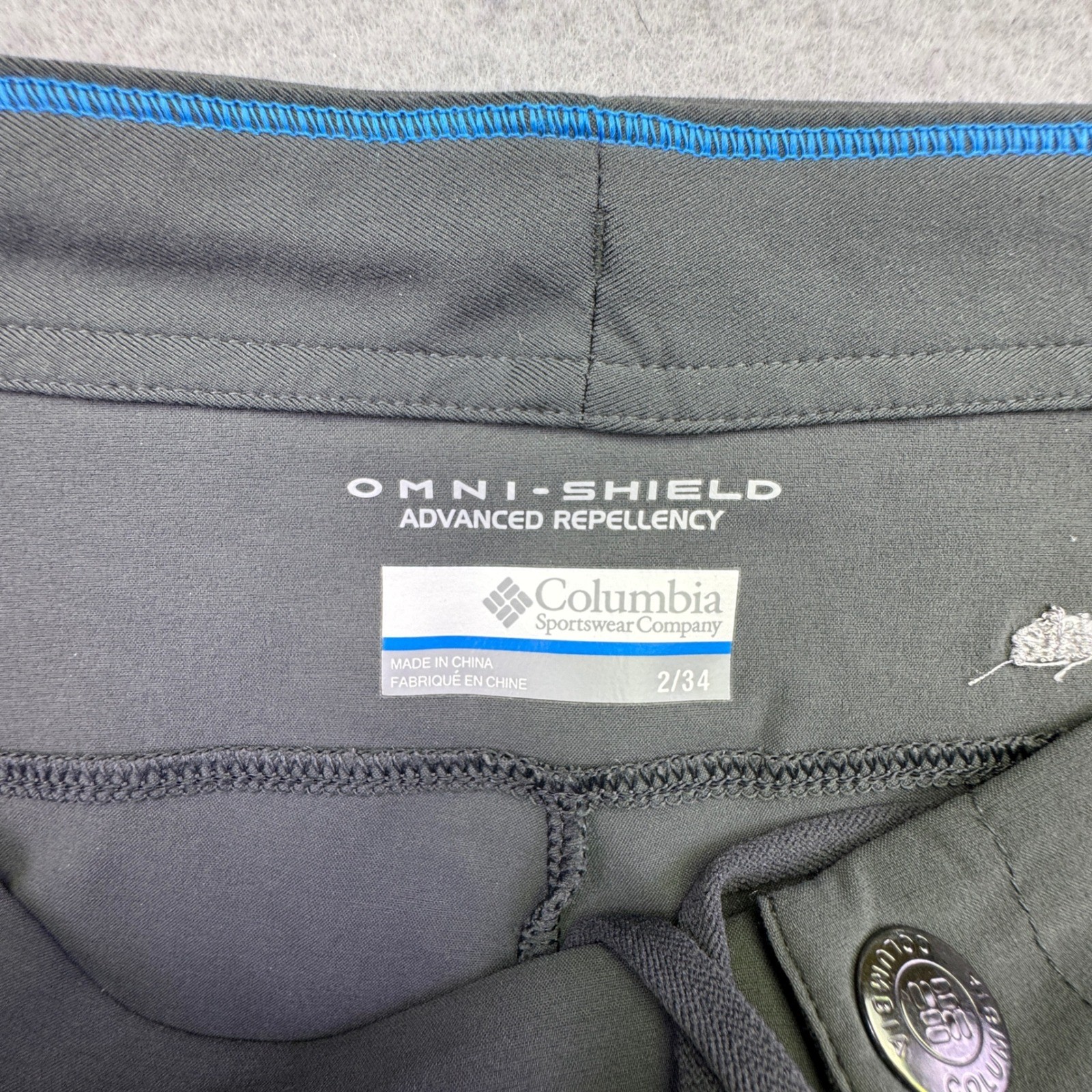 Columbia Pants Women's Size 2 Capri Omni-Shield Gray Hiking Outdoor Water Repel thumbnail 4