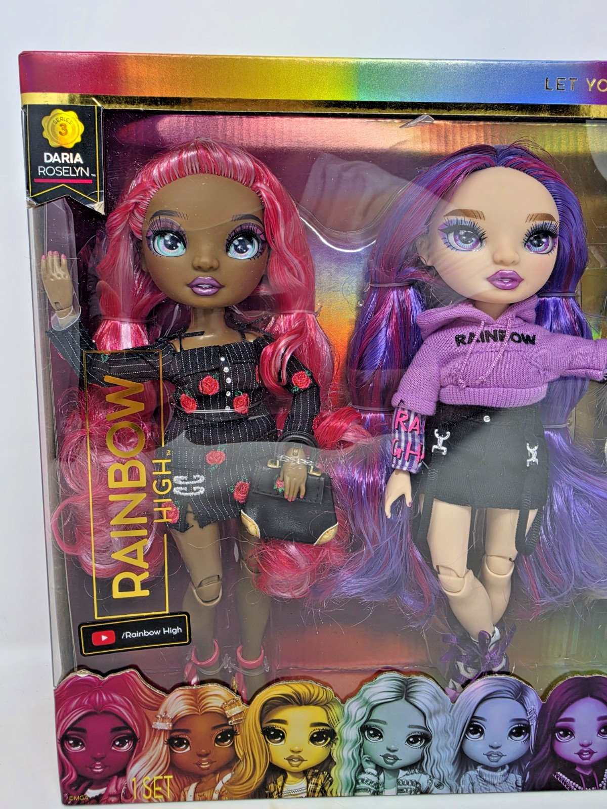 Детские куклы MGA Entertainment Rainbow High & Shadow High Fashion Doll Set - Pack of 4 — фото 2