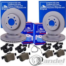 ATE BREMSSCHEIBEN + BELÄGE VORNE + HINTEN passend für BMW 7er E65 730i+d 735i