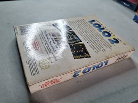 Adventures of Lolo 2 (Nintendo NES, 1990) w/ Box Cart