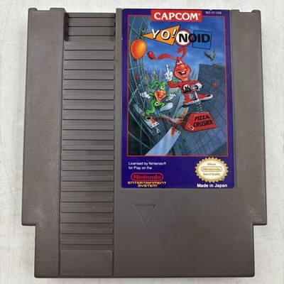 Yo! Noid W/ Case (NES, 1990)   Authentic Capcom Cartridge  Cleaned Game and Pins