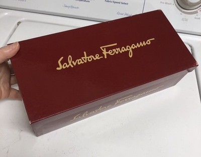 Salvatore Ferragamo Red Shoe Box Salvatore Ferragamo Empty Shoes Gift Box Red Cardboard 5.6  main image 3