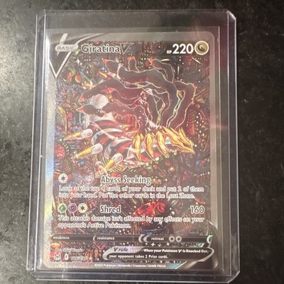 Pokemon TCG Giratina V 186/196 Lost Origin Swsh11 Alt Full Art Holo 