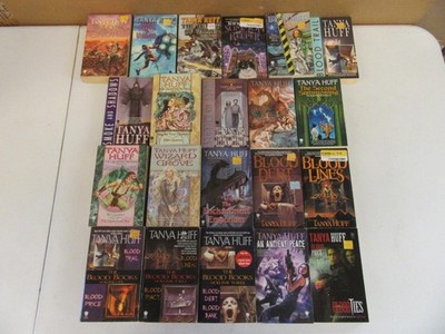 BIG Lot (21) TANYA HUFF Fantasy Horror Books Novels BLOOD Confederation QUARTERS