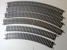 3 x Hornby R605 Curve Tracks with 3 Spares 1x Peco, 1 Liflike 18"R & 1 Lima R360
