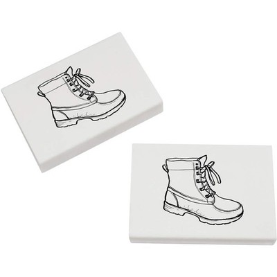 2 Radiergummis / Gummis ''Arbeitsstiefel'' 45 mm (ER00043873)