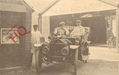 Ansichtskarte; Oldtimer, 15 PS Siddeley, blau, Bala Motor Co.