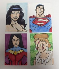 Exlcusive 2012 Cryptozoic DC Comics The New 52 Sketch Card Preview 19
