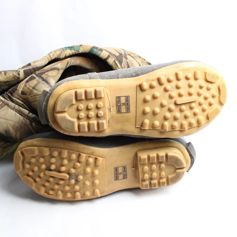 Cabela's Boot Foot Chest Waders Men's 11 Advantage Wetlands Camo Thermal - Image 4 of 4