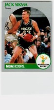 Jack Sikma 1990-91 Hoops #183 Milwaukee Bucks