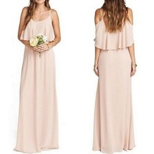 Show Me Your Mumu Caitlin Dusty Blush Maxi Dress Small