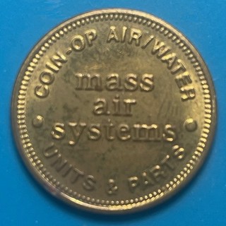 Mass Air Systems Coin Op Air/Water Token