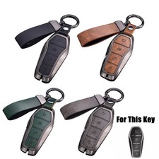 Innovative Design Zinc Alloy and Leather Key Cover for Electric Vehicles