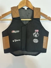 M&F Western Kids' Bigtime Rodeo Bull Rider Play Vest Large Nacona adjustable 🐂