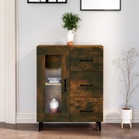 Sideboard RäUchereiche 69,5X34X90 Cm Holzwerkstoff Wohnzimmer