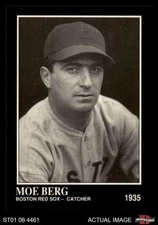 1991 Conlon #184 Moe Berg Red Sox 8 - NM/MT