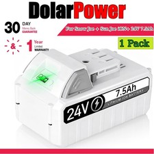 1-Pack 7.5Ah Battery New for Snow Joe  Sun Joe iON 24V 24VBAT-LTX 24VBAT-LTW