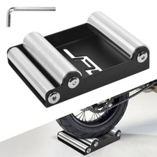 Motorcycle Motorbike Wheel Cleaning Stand Heavy Duty Roller f. Tire & Chain Care
