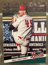 2022 Choice Michael Hobbs Great Lakes Loons Team Card RC Rookie #10 Dodgers