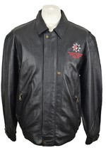 THREAD NEEDLE Black Leather Jacket size S