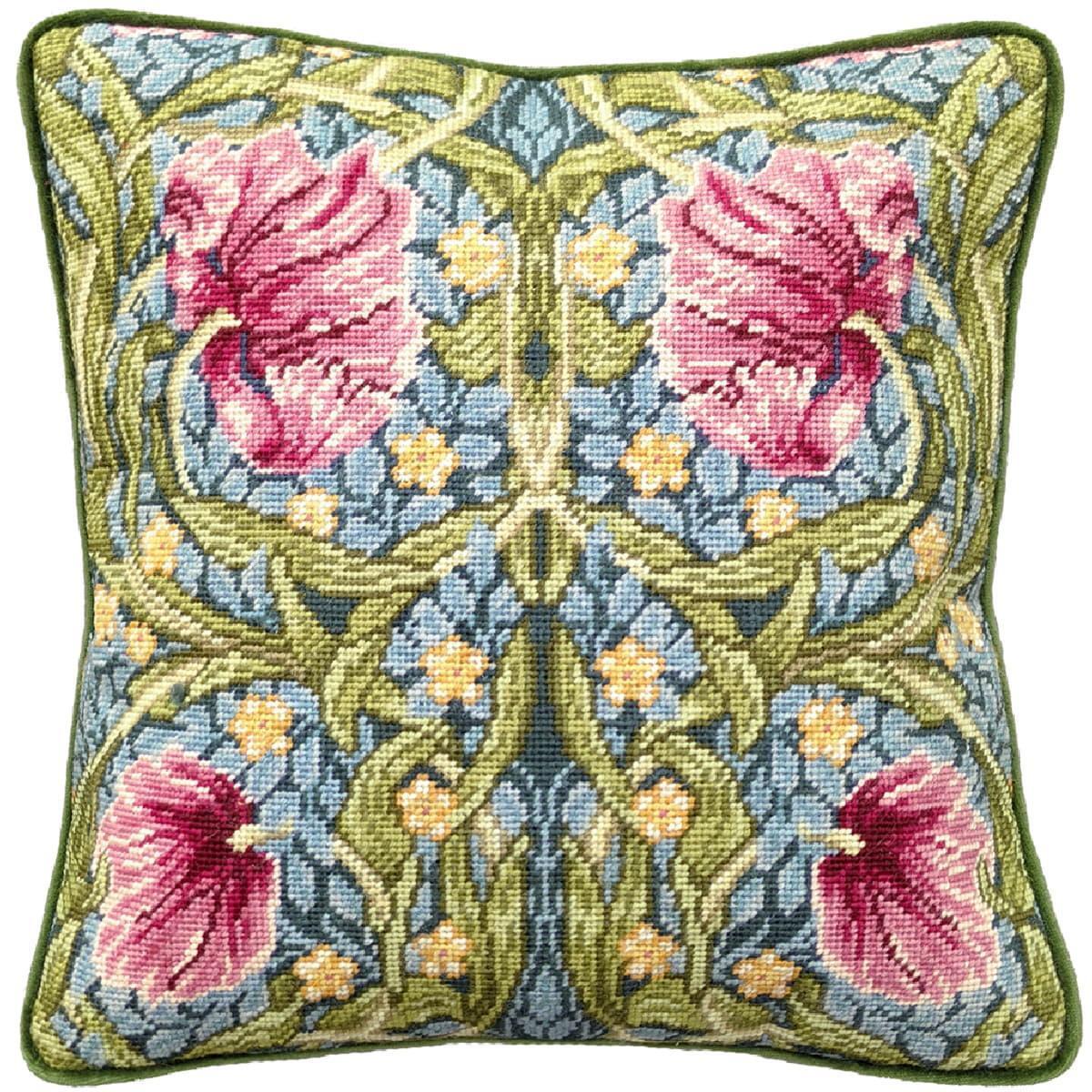 Bothy Threads stamped Tapestry Cushion Stitch Kit ""Pimpernel"", TAC24, 36x36cm, D
