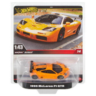 Hot Wheels Premium 1995 McLaren F1 GTR Orange Kids Children