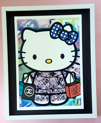【DEATH NYC】SNOOPY+GUCCI Death NYC Large Framed 16x20in Pop Art Certified SNOOPY GUCCI