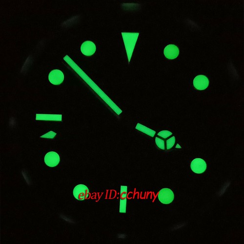 Reloj de pulsera automático para hombre Parnis 40 mm caja de acero esfera de café cristal de zafiro - Imagen 6 de 6