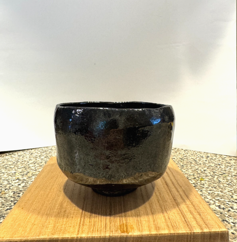 RAKU-yaki Chawan by Koraku Hattori, 'CHIDORI'...NICE - Picture 6 of 7