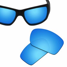 Polarized Replacement Lenses for-OAKLEY Big Taco Sunglasses Ice Blue 100 UVA
