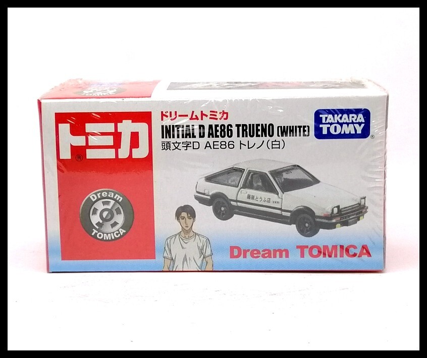 TOMICA DREAM Initial D TOYOTA AE86 Trueno ( WHITE ) 1/61 TOMY