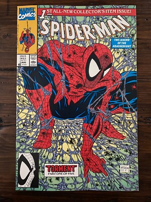 1990 SPIDER-MAN #1 Todd McFarlane Cover/Art 9.4 NM+